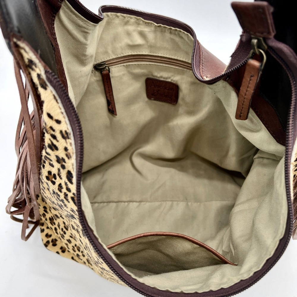 AD American Darling Tooled Cheetah Cowhide/Leather Western Conceal Bag $259 MSRP - Picture 11 of 16